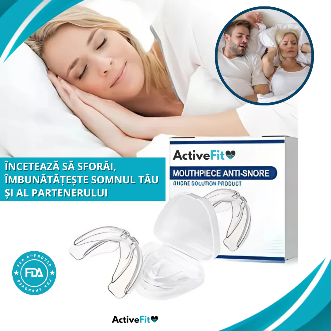 Gutiera Antisforăit Sleepwell® – Odihnește-te așa cum meriți
