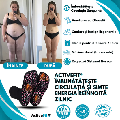 Masațiator pentru picioare EMS Activefit® + Șosete anti-varice (GRATUITE)